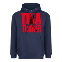 Navy tina Heavyweight Hoodie - linhVisuals