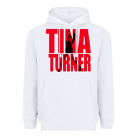 White tina Heavyweight Hoodie - linhVisuals