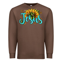 Chestnut jesus sunflower Premium Sweatshirt - JahusDesignShop