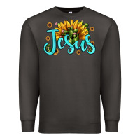 Smoke jesus sunflower Premium Sweatshirt - JahusDesignShop