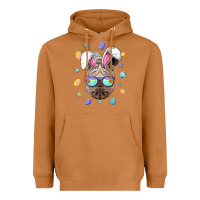 Meerkat rhino easter bunny ears funny easter eggs hunting sweatshirt Heavyweight Hoodie - linhVisuals