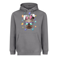 Storm rhino easter bunny ears funny easter eggs hunting sweatshirt Heavyweight Hoodie - linhVisuals