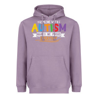 Lavender someone with autism makes me proud Heavyweight Hoodie - linhVisuals