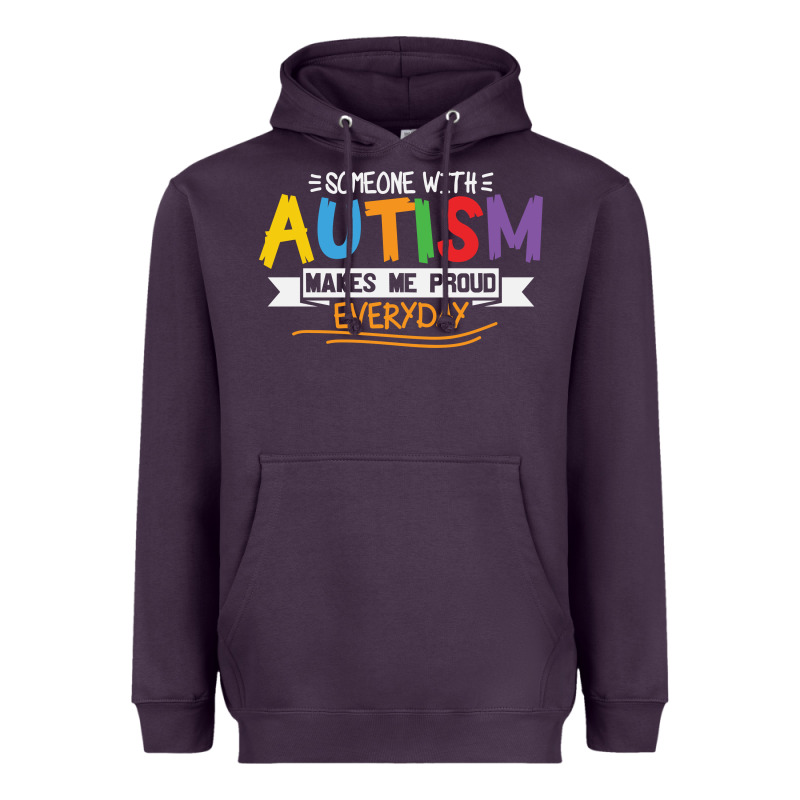 Someone With Autism Makes Me Proud Heavyweight Hoodie by linhVisuals | Teevron