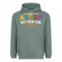 Sage someone with autism makes me proud Heavyweight Hoodie - linhVisuals