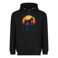 Black schnauzer just a boy who loves dogs men retro vintage sunset raglan ba Heavyweight Hoodie - linhVisuals