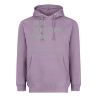 Lavender irish wolfhound dog funny classic Heavyweight Hoodie - linhVisuals