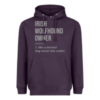 Plum irish wolfhound dog funny classic Heavyweight Hoodie - linhVisuals