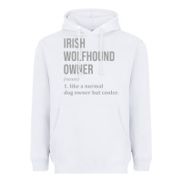 White irish wolfhound dog funny classic Heavyweight Hoodie - linhVisuals