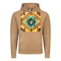 Vintage Camel native american aztec seamless pattern Vintage Hoodie - BundleAndBundleShop