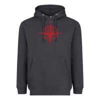 Smoke compass Heavyweight Hoodie - linhVisuals