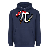 Navy pi pirate Heavyweight Hoodie - linhVisuals