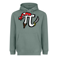 Sage pi pirate Heavyweight Hoodie - linhVisuals