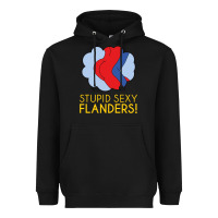 Black stupid sexy flanders! Heavyweight Hoodie - linhVisuals