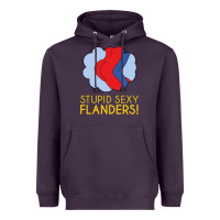 Plum stupid sexy flanders! Heavyweight Hoodie - linhVisuals