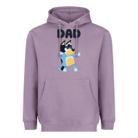 Lavender Bluey Dad Heavyweight Hoodie - linhVisuals
