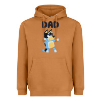 Meerkat Bluey Dad Heavyweight Hoodie - linhVisuals