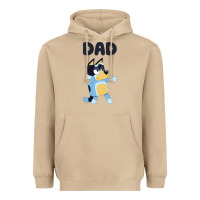 Mushroom Bluey Dad Heavyweight Hoodie - linhVisuals