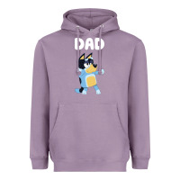 Lavender Bluey Dad Heavyweight Hoodie - linhVisuals