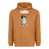 Meerkat Bluey Dad Heavyweight Hoodie - linhVisuals