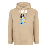 Mushroom Bluey Dad Heavyweight Hoodie - linhVisuals
