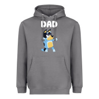 Storm Bluey Dad Heavyweight Hoodie - linhVisuals