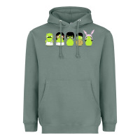 Sage newbobs burgers Heavyweight Hoodie - linhVisuals