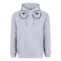 Heather Grey newboobs piercings Heavyweight Hoodie - linhVisuals