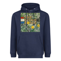Navy the stone roses Heavyweight Hoodie - linhVisuals