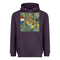 Plum the stone roses Heavyweight Hoodie - linhVisuals