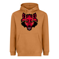 Meerkat DEVIL - RED WOLVES FOOTBALL SOCCER STATE MEN Heavyweight Hoodie - linhVisuals