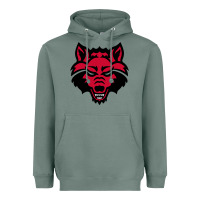 Sage DEVIL - RED WOLVES FOOTBALL SOCCER STATE MEN Heavyweight Hoodie - linhVisuals