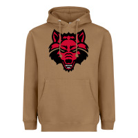 Toasted Coconut DEVIL - RED WOLVES FOOTBALL SOCCER STATE MEN Heavyweight Hoodie - linhVisuals