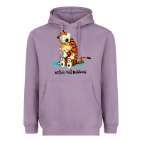 Lavender newcalvin and hobbes [tyellow] Heavyweight Hoodie - linhVisuals