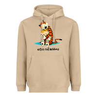 Mushroom newcalvin and hobbes [tyellow] Heavyweight Hoodie - linhVisuals