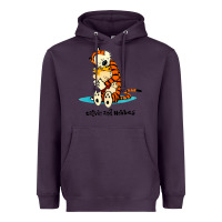 Plum newcalvin and hobbes [tyellow] Heavyweight Hoodie - linhVisuals