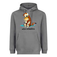 Storm newcalvin and hobbes [tyellow] Heavyweight Hoodie - linhVisuals