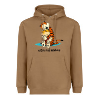 Toasted Coconut newcalvin and hobbes [tyellow] Heavyweight Hoodie - linhVisuals