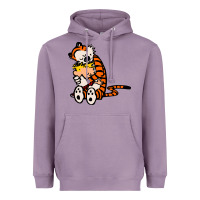 Lavender newcalvin and hobbes 04 Heavyweight Hoodie - linhVisuals