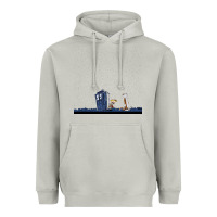 Moon Dust newcalvin and hobbes night star tardis Heavyweight Hoodie - linhVisuals