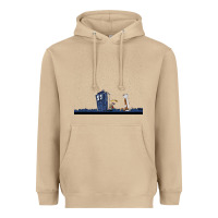 Mushroom newcalvin and hobbes night star tardis Heavyweight Hoodie - linhVisuals