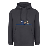 Smoke newcalvin and hobbes night star tardis Heavyweight Hoodie - linhVisuals