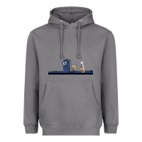 Storm newcalvin and hobbes night star tardis Heavyweight Hoodie - linhVisuals