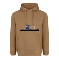 Toasted Coconut newcalvin and hobbes night star tardis Heavyweight Hoodie - linhVisuals
