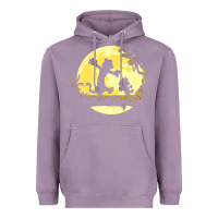 Lavender newcalvin and hobbes no worries Heavyweight Hoodie - linhVisuals