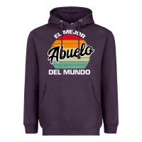 Plum el mejor abuelo del mundo grandfather sweatshirt Heavyweight Hoodie - linhVisuals