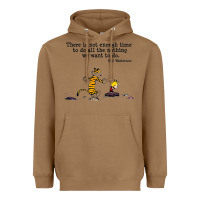 Toasted Coconut newcalvin and hobbes quote 10 Heavyweight Hoodie - linhVisuals