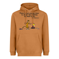 Meerkat newcalvin and hobbes quote 10 Heavyweight Hoodie - linhVisuals
