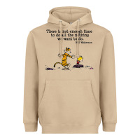Mushroom newcalvin and hobbes quote 10 Heavyweight Hoodie - linhVisuals
