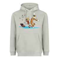 Moon Dust newcalvin and hobbes sing 09 Heavyweight Hoodie - linhVisuals